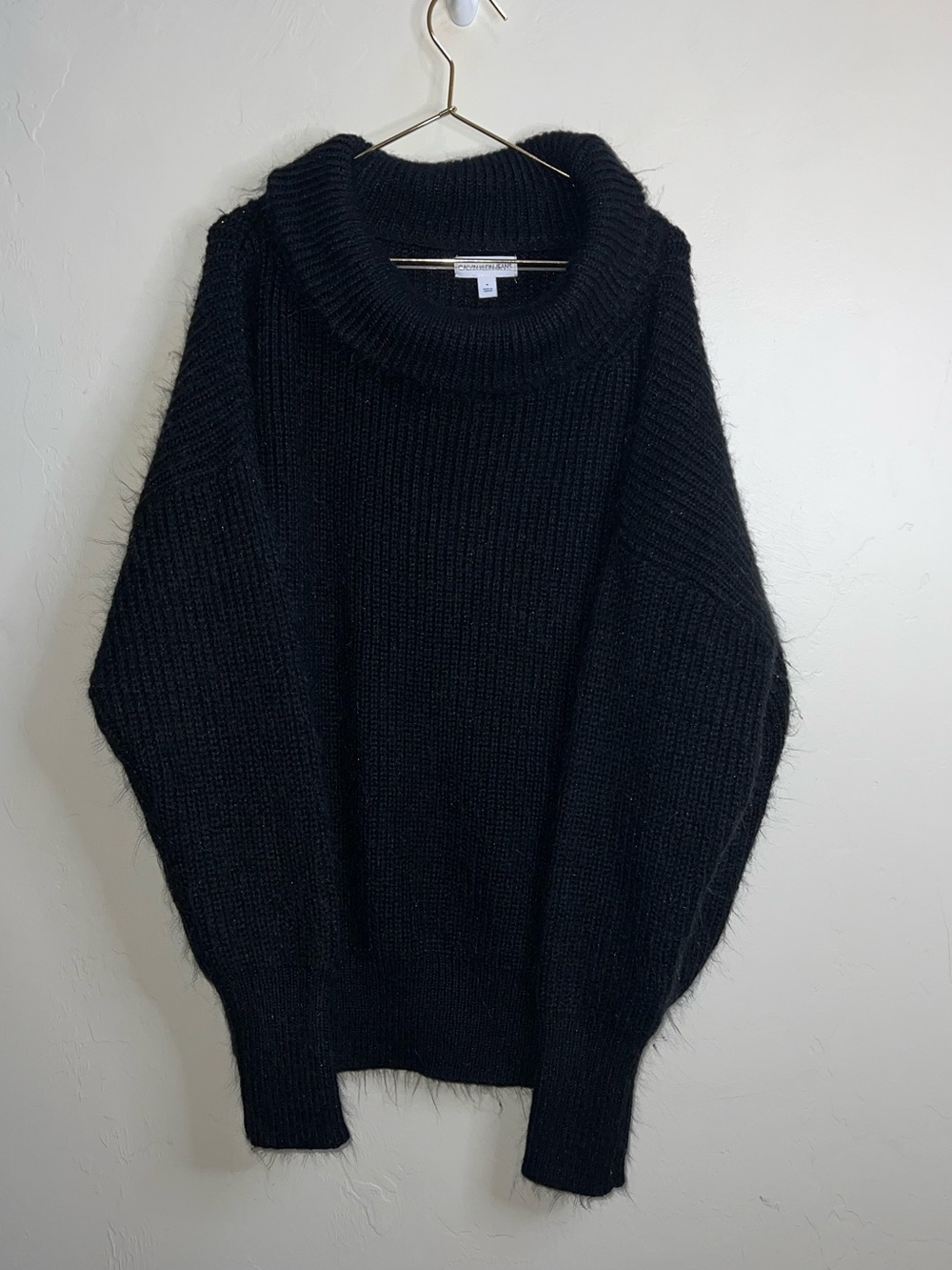 Calvin Klein Jeans Black slouchy Turtleneck Sweater